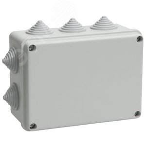 Коробка распределительная 150х110х070 серая IP55 КМ41242 UKO10-150-110-070-K41-55 IEK