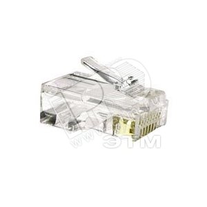 Разъем RJ-458P8C под витую пару категория 5e универсальный 100 шт 49377 Hyperline
