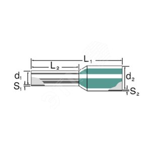 Наконечник H2.5/14D BL BD GSP 9005850000 Weidmueller