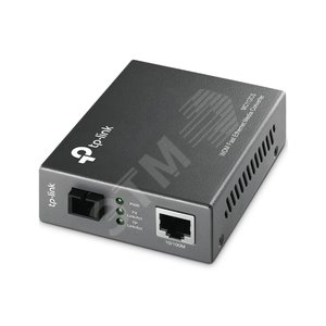 Медиаконвертер WDM 1хSC/UPC 100 Мб/с, 1хRJ45 10/100 Мб/с, для кабеля до 20 км TL-MC112CS TP-Link
