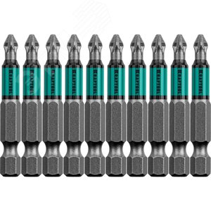 Кованые биты Optimum Line PZ2 50 мм 10 шт 26124-2-50-10 KRAFTOOL