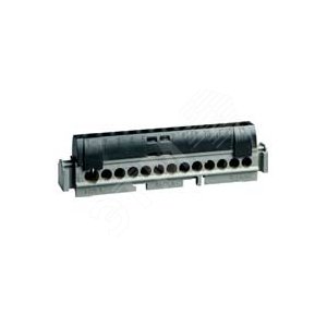 Клеммник 1х6-25+16х1.5-16мм.кв черный 004855 Legrand