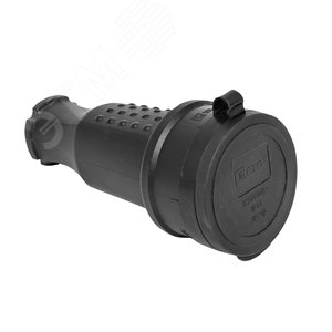 Розетка переносная с защитной крышкой каучуковая 380В 3P+PE 32A IP44 PROxima RPS-022-32-380-44 EKF