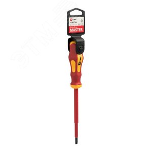 Отвертка Master SL5.5x125 мм 1000В Basic sl-5.5-125-mas-in EKF