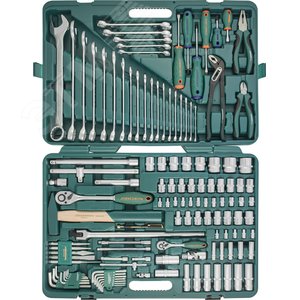 Набор инструмента универсальный 1/2'', 1/4''DR, 127 предметов S04H524127S Jonnesway