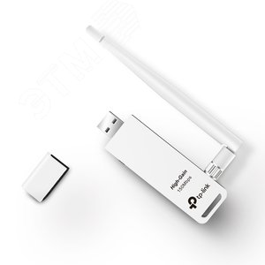 Адаптер USB с поддержкой Wi-Fi N150 до 11/54/150 Мб/с, 4 дБи TL-WN722N TP-Link