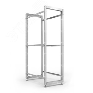 Стойка серверная OR двухрамная 24U 600-1000мм, комплект ножек, серый RAL 7035 NTSS-2POR24U/600-1000 NTSS