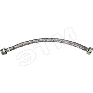 Подводка для воды Профи (нерж., Гайка - латунь) 80см Г-Г 72680 FIT