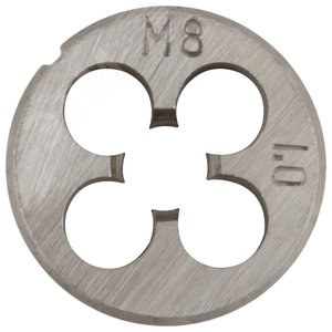 Плашка метрическая, легированная сталь М8х1.0 мм 70824 FIT