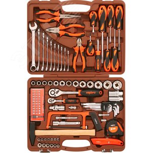 Набор инструмента универсальный 1/4'', 1/2''DR, 101 предмет OMT101S Ombra
