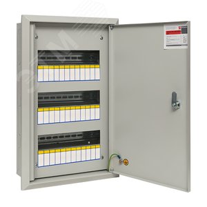 Щит распределительный встраиваемый ЩРв-36з IP30 520х340х120 с замком mb11-36 EKF