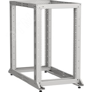 Стойка двухрамная LINEA F 24U 600х600-1000мм серая LF35-24U61-2GM ITK