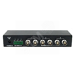Приёмник-разветвитель активный 3-канальный HDCVI/HDTVI/AHD по витой паре CAT5e/6 (в паре с пассивными приёмопередатчиками). RA-H3/2 OSNOVO