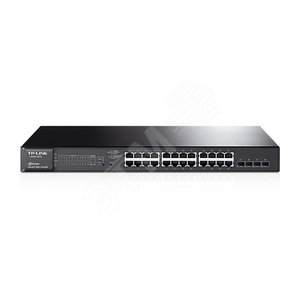 Smart гигабитный 24-портовый PoE+ коммутатор TL-T1600G-28PS TP-Link