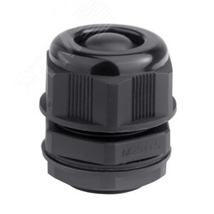 Кабельный ввод IP68 M32 с мембраной черный для кабеля d.18-25mm 53M3225 DKC