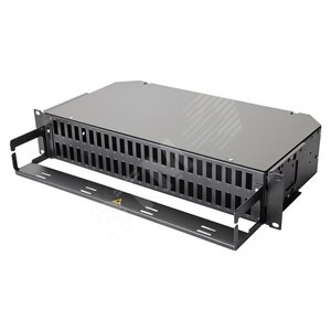 Панель коммутационная 19 дюймов 2U корпус 48 адаптеров 50/125 OM3 47E-48-30-2S-16-11BL Eurolan