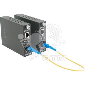 Медиаконвертер WDM 1хRJ45 10/100 Мб/с, 1хSC 100 Мб/с, для кабеля до 20 км DMC-920T/B10A D-Link