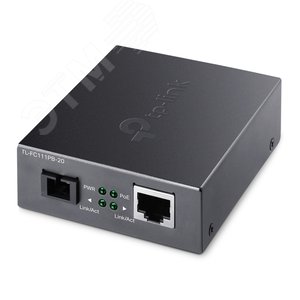 Медиаконвертер 1хSC, 1хRJ45 PoE, WDM Tx:1310/Rx:1550, до 20 км TL-FC111PB-20 TP-Link