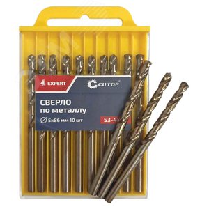 Сверло по металлу Cutop EXPERT, 6х93 мм (10 шт) 53-485 CUTOP