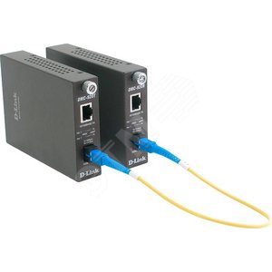 Медиаконвертер WDM 1хRJ45 10/100 Мб/с, 1хSC 100 Мб/с, для кабеля до 20 км DMC-920R/B10A D-Link