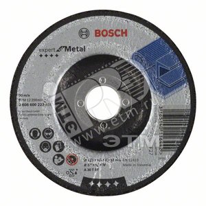 Круг обдирочный металл 125х6мм 2.608.600.223 BOSCH