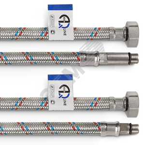Подводка для смесителя M10 x 1/2' 150см (пара) 01448 AQUALINK