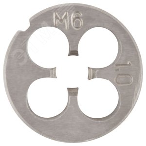 Плашка метрическая, легированная сталь М6х1.0 мм 70823 FIT