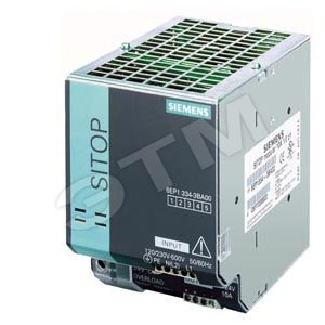 SITOP MODULAR PLUS 10, СТАБИЛИЗИРОВАННЫЙ БЛОК ПИТАНИЯ: ~120-230/230-500 А ВЫХОД: =24 В/10 A, ВЕРСИЯ С ПОКРЫТИЕМ PCB 6EP1334-3BA00-8AB0 SIEMENS