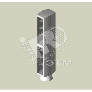 Мини-колонна 16 мех. серый RAL7035 80 ПВХ 50744 Unex