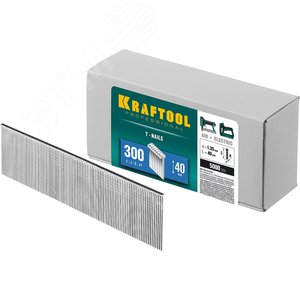Гвозди для нейлера тип 300 40 мм 5000 шт 31785-40 KRAFTOOL