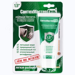 Гель анаэроб 60гр тюбик зеленый СантехмастерГель 008-1297 Симтек