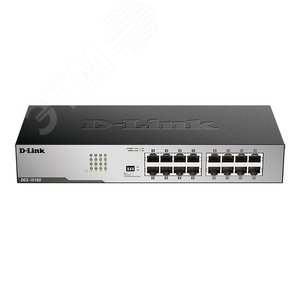 Коммутатор неуправляемый 16 портов 10/100/1000 Мб/с DGS-1016D/I1A D-Link