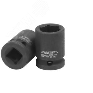 Головка торцевая ударная 1/2''DR, 18 мм S03A4118 Jonnesway