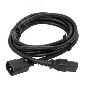 Кабель питания TERACOM для PDU IEC 60320 C13 - IEC 60320 C14 сечение 3x1.5мм2 250В 10A длина 2.0 метра TRC-PCA-C13-C14-2M EKF