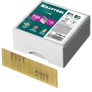 Гвозди для пневматического нейлера P0.6 15 мм 10 000 шт 31786-15 KRAFTOOL