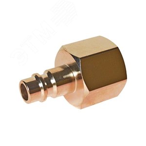 Штуцер быстросъемный M>F3/8' BSPT 696-26 Мастак
