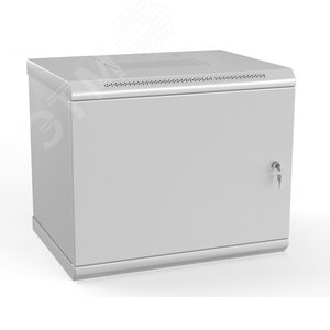 Шкаф настенный 19-дюймовый (19'')15U775x600х600ммстал дв TWL-1566-SR-RAL7035 Hyperline