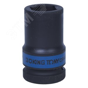 Головка торцевая ударная глубокая шестигранная 1', 30 мм 843530M King Tony