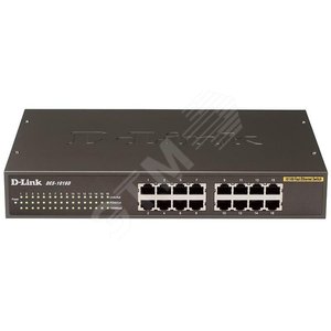Коммутатор неуправляемый 16 портов 10/100 Мб/с DES-1016D/H1A D-Link