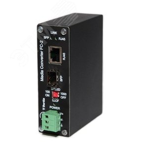 Медиаконвертер 100/1000 Мбит/с IP30 FC-2 TFortis