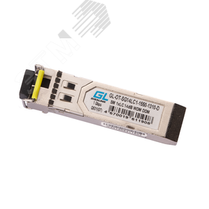 Модуль SFP 1хLC, 1.25 Гб/c, 14 дБ, WDM Tx:1550/Rx:1310 нм, до 20 км GL-OT-SG14LC1-1550-1310-D Gigalink