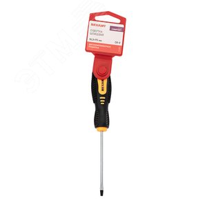 Отвертка шлицевая SL3х75 мм, двухкомпонентная рукоятка, REXANT etm12-4721 REXANT