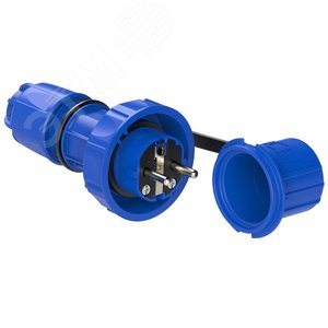 Вилка кабельная 16А/250V/2P+E/IP68 NAUTILUS 20051-b PCE
