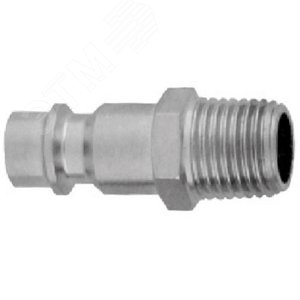 Штуцер БРС европейского типа с наружней резьбовой частью BSPT 1/2'' GM-04PM Jonnesway