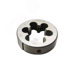 Плашка трубная цилиндрическая G 3/4'', марка стали - 9ХС 204133 Hortz
