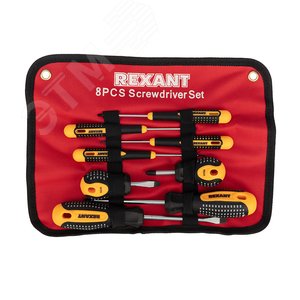 Набор отверток 8 предметов, REXANT etm12-4774 REXANT