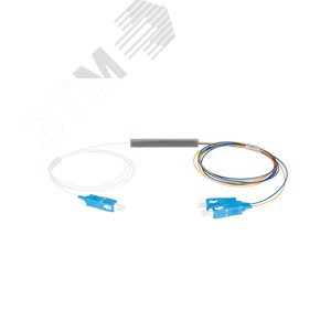 Сплиттер планарный 1x2, одномодовый, G.657.A1, SC/UPC, миникорпус, 0.9 мм NMF-SPP1X2A1-SCU-M NIKOMAX