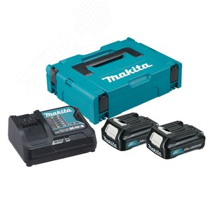 Набор PSK MKP1SA122 (BL1021Bx2шт., DC10SB, кейс MAKPAC тип 1) 197658-5 Makita