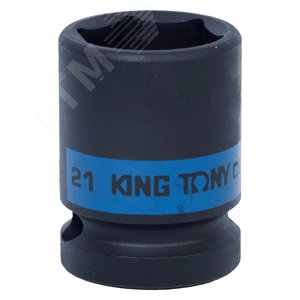 Головка торцевая ударная шестигранная 1/2', 21 мм 453521M King Tony